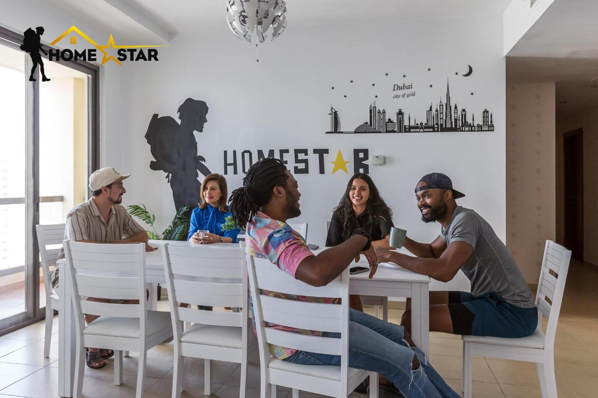 Homestar, Jumeirah Beach Hostel - Jbr - Pool, Beach, Metro Dubaj Kültér fotó